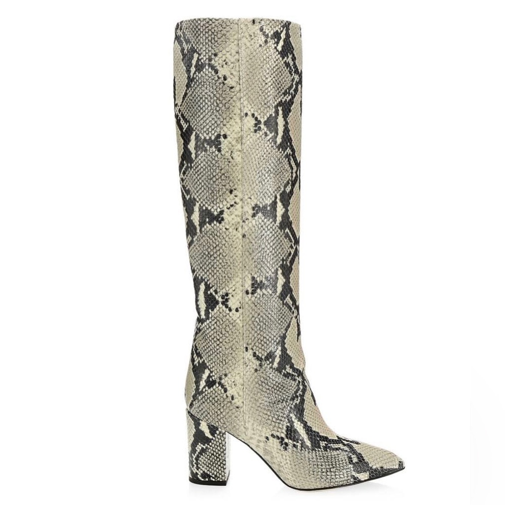 Paris Texas leather snakeskin boots size 37